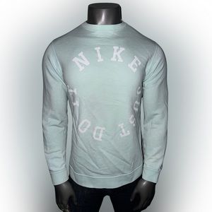 Nike Men’s Large Crewneck Sweatshirt Pullover Acid Wash Tie Dye Blue AR2929-357